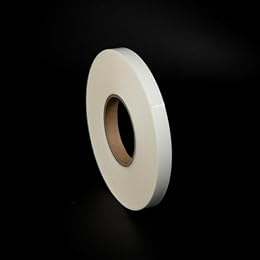 Cottnation Iron on Adhesive Sheets: 0.4" x 50 Yards Double Sided Iron on Heat Adhesive Patch for Clothing Fusible Interfacing Fabric Lightweight Patches
