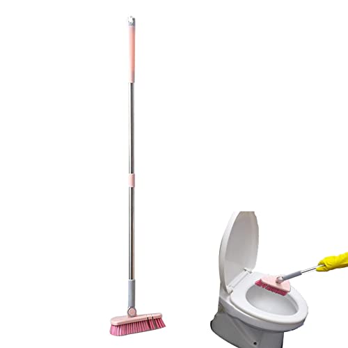 Ailopta Fliesenbürste | Badewannenbürstenreiniger mit langem Griff - Reinigungsbürste für Badezimmer, Wanne, Fliesen, Boden, Toiletten, Dusche, Küche, Waschbecken, Teppich, Fußböden, Verkleidungen Cover