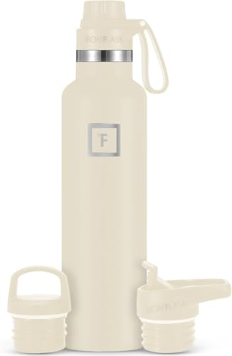 IRON °FLASK Camping & Hiking Hydration Canteens - 3 Lids