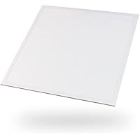 Popp® Panel LED 60x60 30x120 (Pack2) 40W Driver LIFUD 4000Lm IP20 4000K Neutro 6000K Fria para Falso Techo series ECO Bajo Consumo (4000K, 60x60cm)