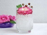 JellyBeadZ Brand Crystal Water Gel Beads for Wedding Party Decor Crystal Soil Jelly Balls Water Pearls Vase Filler Centerpieces 20 Bags- Angel White