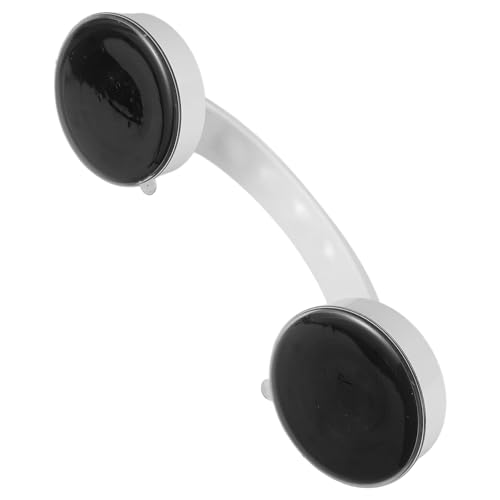 BATHVEVE 吸盤式浴室手すり 強力吸着で安定 非滑り設計 高齢者 介護用バスグリップ 立ち上がり補助 サポート ホワイト