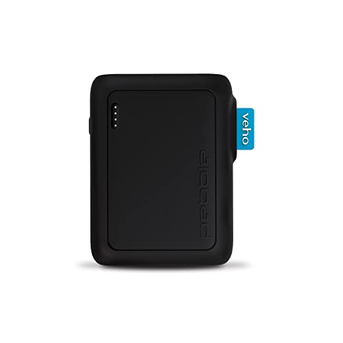 Veho Pebble PZ-12 Rugged Power Bank | 10000mAh battery | 20W fast charge | Splash resistant | USB-C charging 12v PD | For iPhone 14 series, 13 series, 12 series, Samsung, iPad, more | VPP-350-PZ12