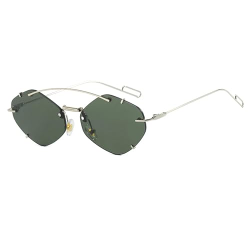 Lunettes de soleil anti fatigue femme retro sans monture