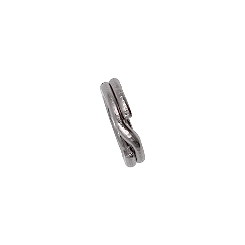 VOANZO 200PCS Fishing Double Split Rings Kit High Duty Stainless Steel Split Ring Set Fishing Lures Connectors Double Loops - Image 3