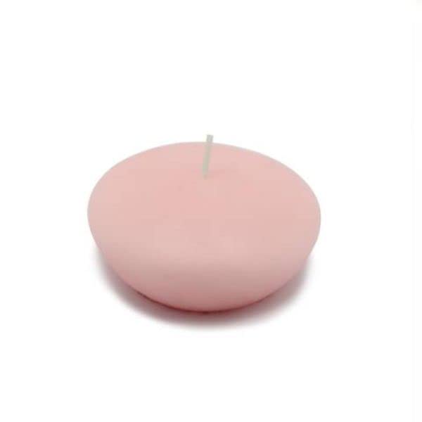 CFZ-047-6-0 3 in. Floating Candles, Light Rose - 72 Piece