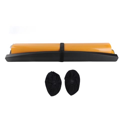 Leapiture Tavola Scorrevole con finecorsa Attrezzatura per Esercizi Tavola Scorrevole per Allenamento per l'equilibrio della velocità di Fitness per Interni ed Esterni Arancione Stile Base