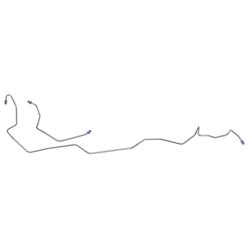 Inline Tube 1978-88 G-Body (All Models) Power Disc 3/16" Right and Left Front Brake Lines 2pc, OE Steel