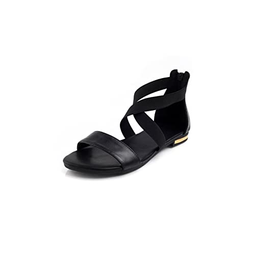 Sandales summer sweet femmes chaussures noires légères en taille 35