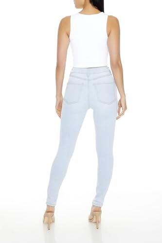 Forever 21 Women's Stretch-Denim Skinny Jeans4