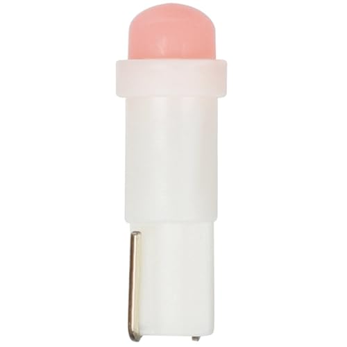 ECCPP Instrument Cluster Dash Panel Lights with Twist Lock Socket T5 Pink -12V/24V-20MA-8LM T5-Twist Lock