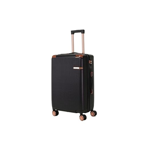 4-piece Luggage Sets, 360 ° Dual Rotating Four-wheel, Password Lock, Lightweight Universal Wheel Portable Luggage (Black)3