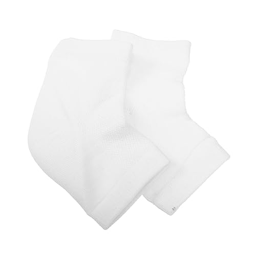 Didiseaon Silicone Gel Liner Heel Socks Moisturizing Cotton Socks Open Toe Prevent Treat Cracked Heels