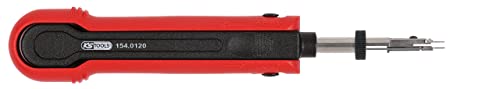 KS Tools 154.0120 Entriegelungswerkzeug für Flachstecker/Flachsteckhülsen 2,8 mm (KOSTAL SLK), 2-fach verstellbar
