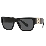 Modelo: VE-4406 GB1/87 Versace VE4406, negro (Negro/Gris oscuro), Talla única