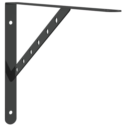 Étagère murale instable ? Console acier robuste 40cm pour fixation sûre - 4