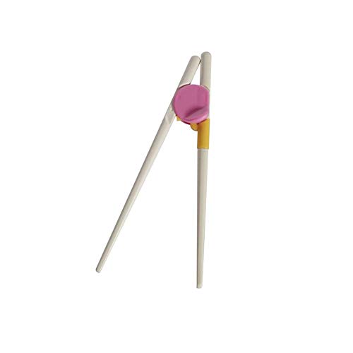 Bledyi Essstäbchen für Kinder, wiederverwendbar, einfach zu verwenden, zum Lernen, Anti-Verrenkung, Schnalle für Kinder, Anfänger 160mm rot Cover