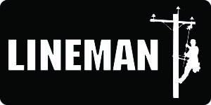 3pcs Lineman Funny Hard Hat/Helmet Vinyl Decal Sticker