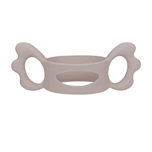 哺乳瓶ハンドルユニバーサル | シリコンワイドネック哺乳瓶ハンドル,2.4in / 6cmを超えるワイドネック外径握りやすい安全な食品グレードのシリコンフレキシブル赤ちゃん用