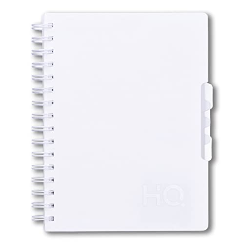 Image of Notebook Five Subject Spiral Wiro Bound Notebook | 14.8 cm X 21 cm | 300 Pages | White