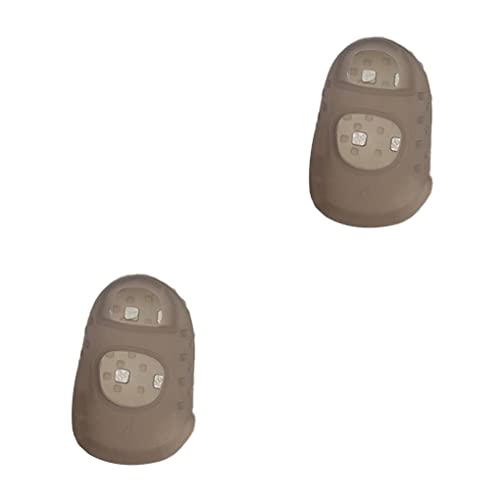 Vokmon 2 Ensemble de Silicone Guitar Fingertip Finger Guards Transparent Protecting Picks Gris L - Les Beatles, Paul McCartney, John Lennon, RIngo Starr, George Harrison Vokmon 2 Ensemble de Silicone Guitar Fingertip Finger Guards Transparent Protecting Picks Gris L – Image 3