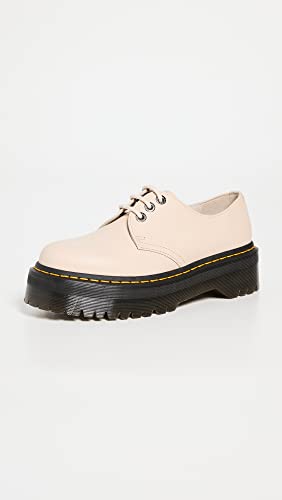 Image of Dr. Martens Womens 1461 Quad Smooth Leather Platform Shoes