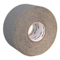 3M™ Safety-Walk™ Cintas y peldaños antideslizantes de resistencia media 370, gris, 4 pulgadas x 60 pies, rollo, 1/caja