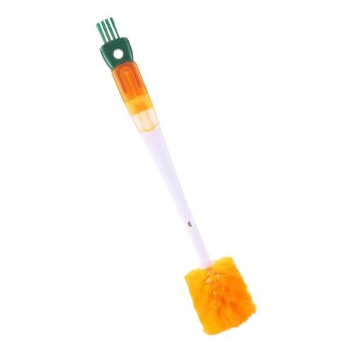 Lpoppcx Estropajo para Biberones - Multifuncional Cepillo de Mango Largo | Limpia Botellas y Vasos para Agua - para Vajilla Tapa Taza Cocina