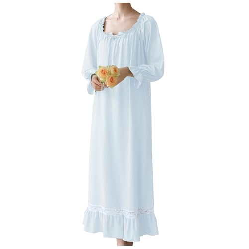 Robe de nuit à manches longues femme contre le froid nocturne sans transpirer