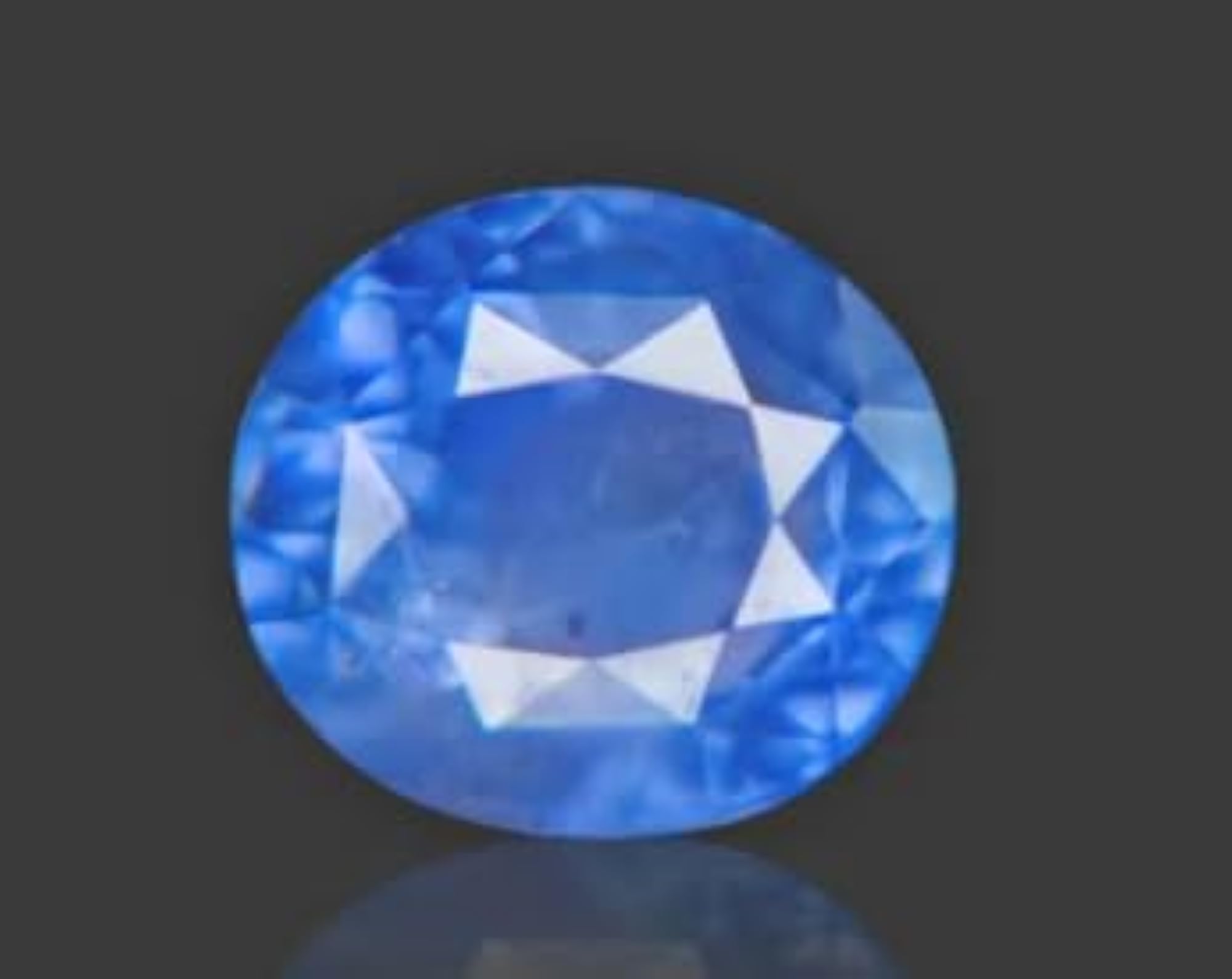 Original 4.85 Ratti Kashmiri Blue Sapphire Stone Certified
