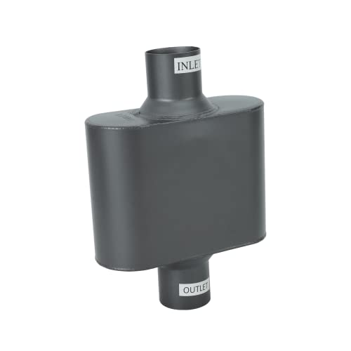 Pair Of Single Chamber Performance Race Chambered Muffler 2.25" Center/Center Universal Muffler #TOP3