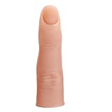 Cabilock Flexibler Silikon Übungsfinger für Nageldesign Realistisches Modell mit Biegsamen Gelenken für Acryl Gelnägel Wiederverwendbar für Maniküre training und Nail Art Display