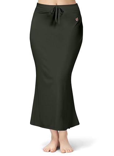 Image of TRENDMALLS Women's Polyester Spandex Saree Shapewear Petticoat for Women, Cotton Blended,Petticoat,Skirts for Women,Shape Wear Dress for Saree Shaper