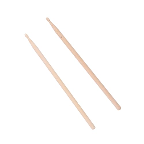 Par de baquetas pesadas de madera para batería, hechas de nogal, para sonido más completo y rendimiento robusto