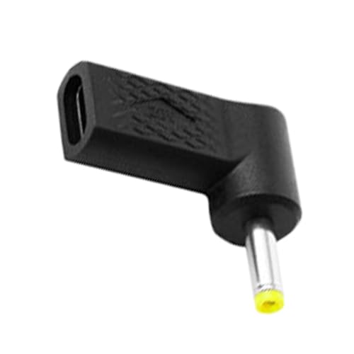 USB a enchufe cilíndrico, adaptador USB C a CC - Enchufe de barril de anillo de alta compatibilidad a cargador de CC con adaptador USB C,Adaptador de cargador de conector de carga compacto para viajes