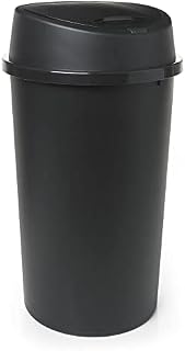 Tontarelli 50L Touch Top Bin Black