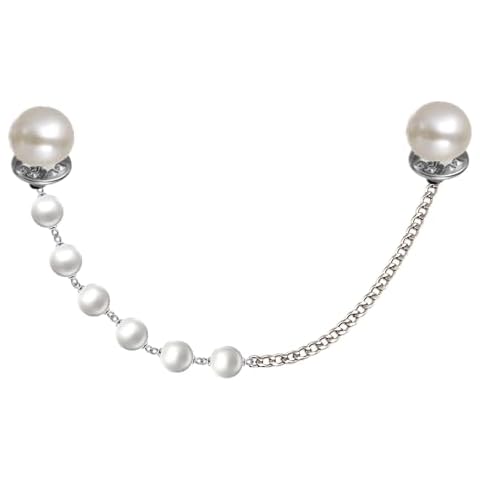 AOAODIMP Pearl Chain Lapel Pin Cover