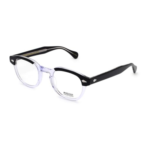 [MOSCOT] ���X�R�b�g �ዾ�t���[�� LEMTOSH �u���b�N/�N���X�^���i�N���A�j OR-LEM-O46240201-01 �T�C�Y46 [���s�A���i]