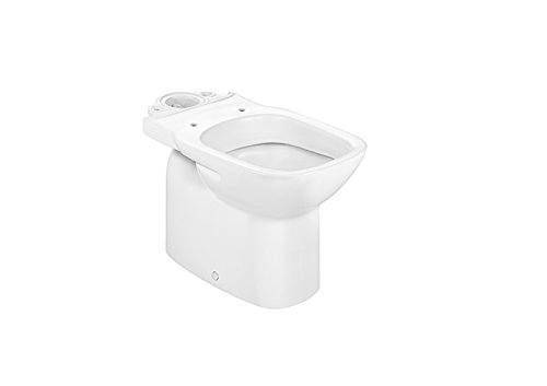 Roca,Debba,SQUARE - Taza con salida vertical para inodoro de tanque bajo,Blanco,355mm x 655mm x 760mm,A342998000