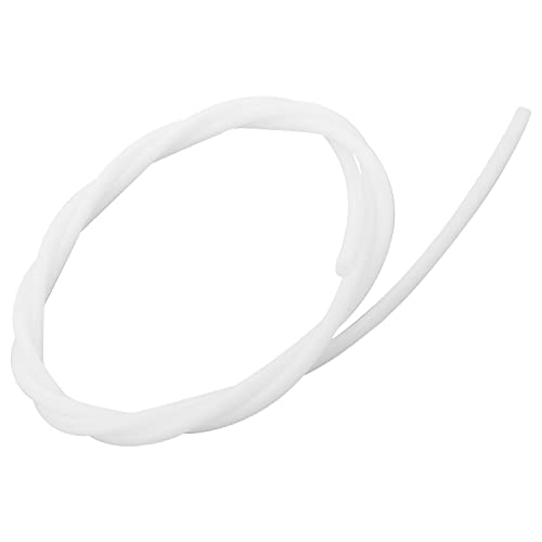 Image of Othmro PTFE Teflon Bowden Tube 3.28ft-2mm ID x 4mm OD-Milky White Connector Tubing for 3D Printer-1PCS