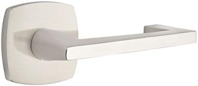 EMTEK Urban Modern 5326AGRHUS15 - Juego de privacidad de roseta con palanca Argos de acabado a juego, elección de apertura a la izquierdaderecha y 7