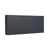 1138 Watt bei Delta T 50 Hudson Reed Alora – Kompaktheizkörper Typ 22 400mm x 1000mm in Anthrazit