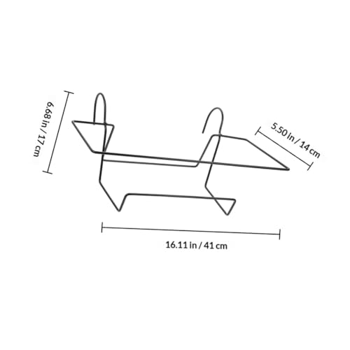 Support suspendu 2pcs pour fixer solidement une jardinière de 43cm au balcon