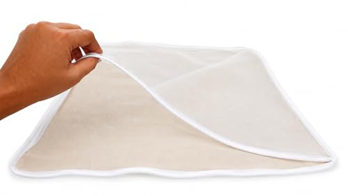 Image of Unbleached Thin Cotton Papad,Vadagam, Spices, Millets Drying Cloth with Net [Breathable, Washable, Reusable] (Large 58X36 inch)