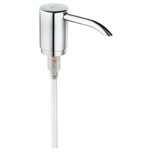 Keuco Ersatzpumpe für Lotionspender (Pumpenkopf chrom, lose, einfache Dosierung) 04950010001, Weiß