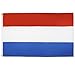 AZ FLAG - Flagge Niederlande - 90x60 cm - Holländische Fahne 100% Polyester mit Messing-Ösen - 50g