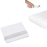 sabanas coralina cuna 60x120 Confianza 🫂 : sábana bajera impermeable + encimera de alta calidad y 100% Algodón para cunas de 120x60. Tela con certificado Oeko-Tex