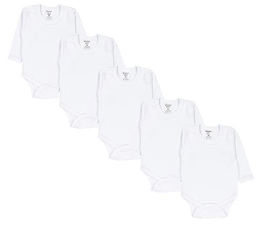 TupTam Baby Body Langarm – Weicher Body Baby 5er Pack aus Baumwolle,...