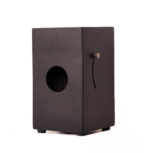 Image of Snare Cajon Drum Box - Adjustable Snare Jambox, Portable Travel Instrument for Beginners & Pros - Wooden Cajon Box Music Instrument (H:43cm x W:26cm x L:26cm)(Meow)