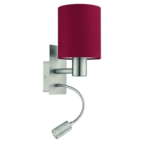Applique murale Eglo Pasteri liseuse LED intégrée pour ne plus fatiguer vos yeux